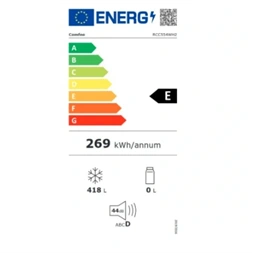 Comfee RCC554WH2 Fagyasztó: 418L, fagyasztóláda