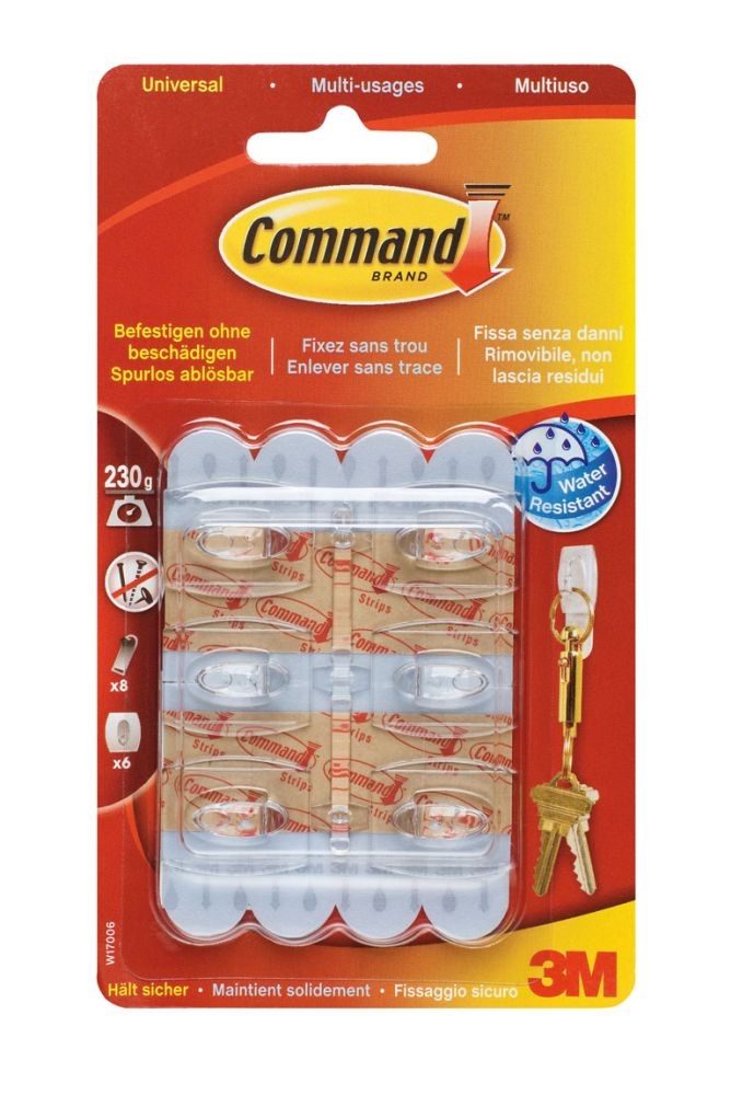 Command W17006 ragasztócsíkkal mini 6db akasztó