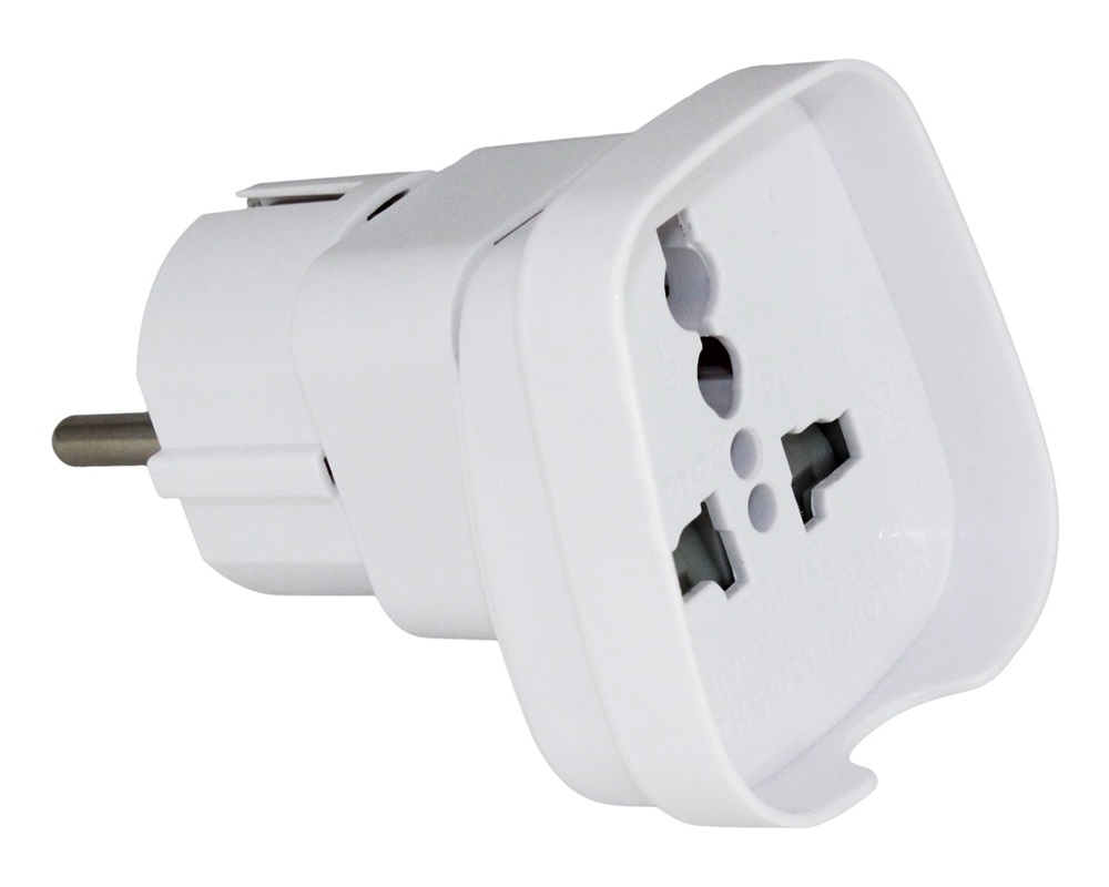 Commel 480-102 250V 10A (külföld-Magyarország) univerzális utazó adapter