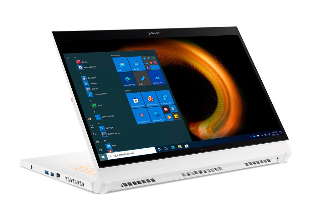 ConceptD CC315-73P-7428 15,6"FHD/Intel Core i7-11800H/16GB/1TB/Quadro T1200 4GB/Win11 Pro/fehér laptop