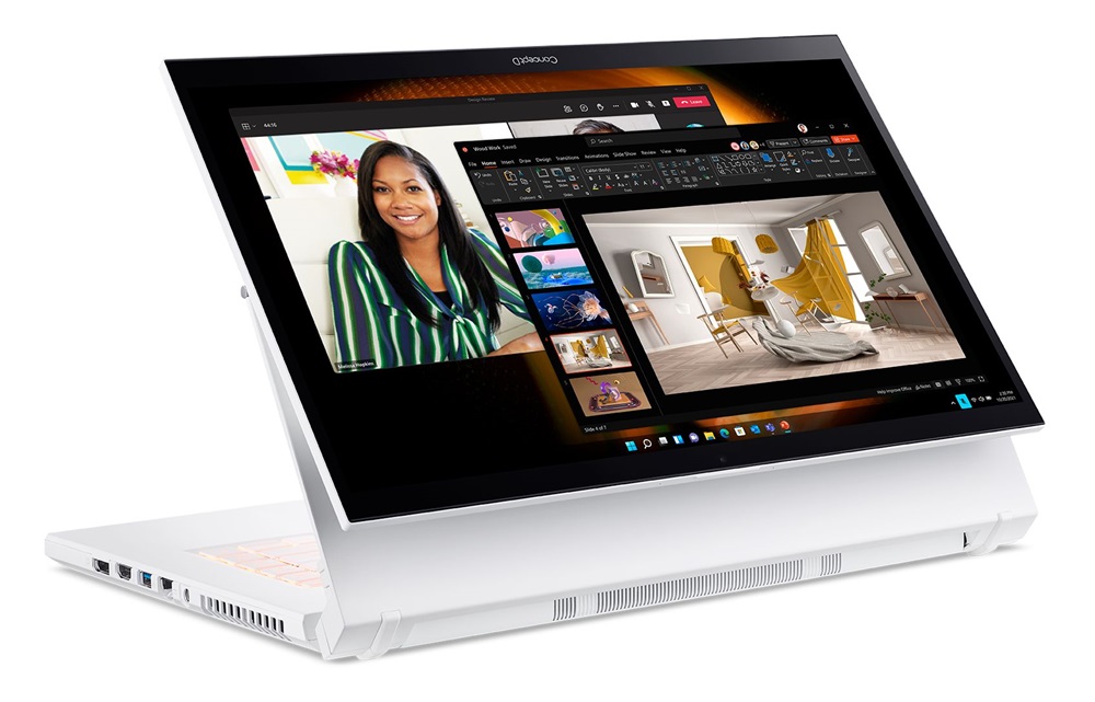 ConceptD CC715-72P-79C2 15,6"UHD/Intel Core i7-11800H/32GB/1TB/RTX A3000 6GB/Win11 Pro/fehér laptop