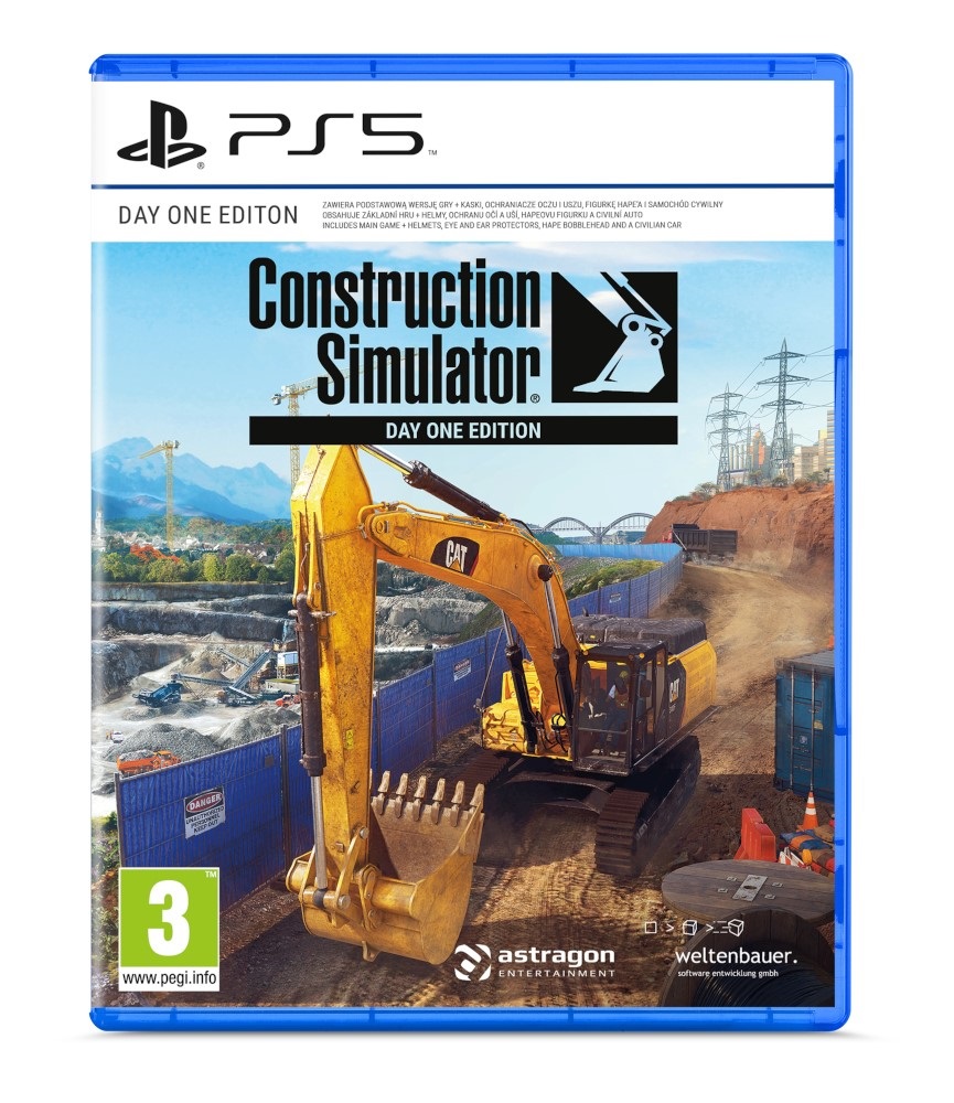 Construction Simulator Day One Edition PS5 játékszoftver