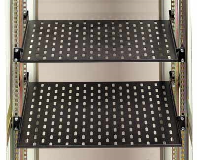Conteg 19" 1U 550mm mély Fix polc