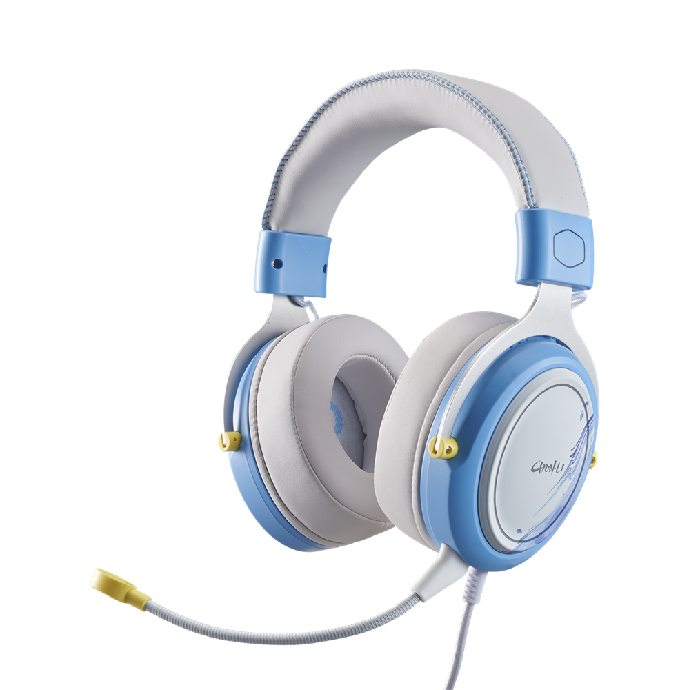 Cooler Master CH331 SF6 Chun-Li gaming fejhallgató headset fehér-kék