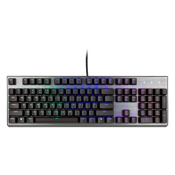 Cooler Master CK350 (Brown Switch) HUN RGB mechanikus gamer billentyűzet
