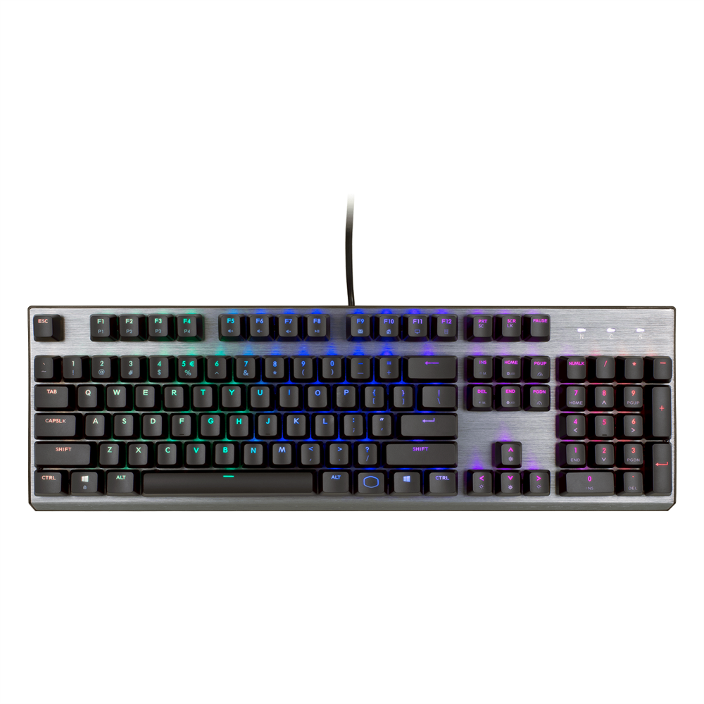 Cooler Master CK350 (Brown Switch) HUN RGB mechanikus gamer billentyűzet