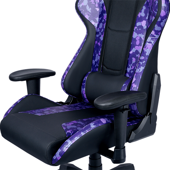 Cooler Master Caliber R1S CAMO fekete-lila gamer szék