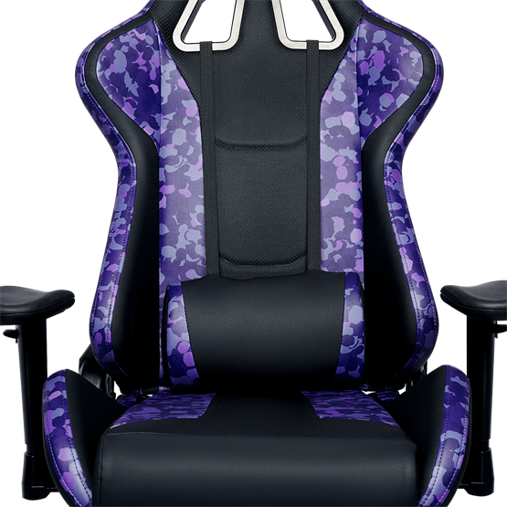 Cooler Master Caliber R1S CAMO fekete-lila gamer szék