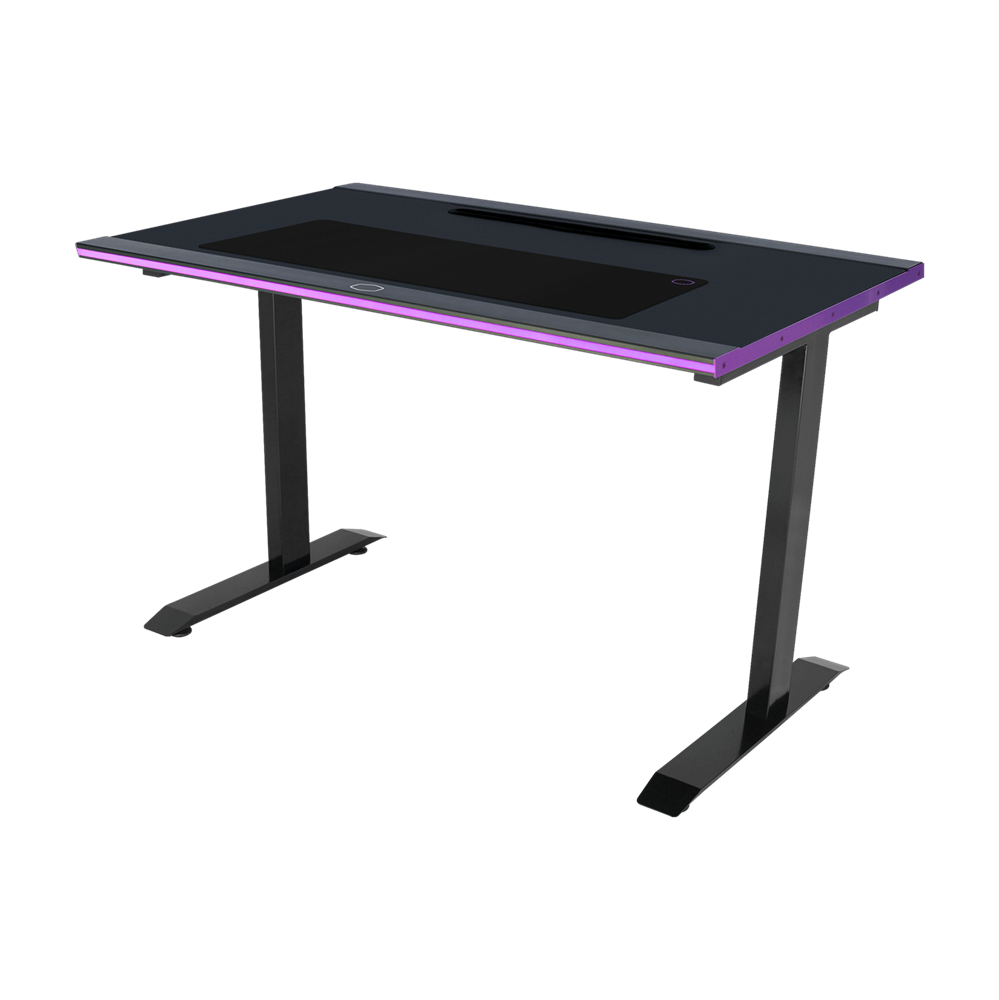 Cooler Master GD120 ARGB fekete-lila gamer asztal
