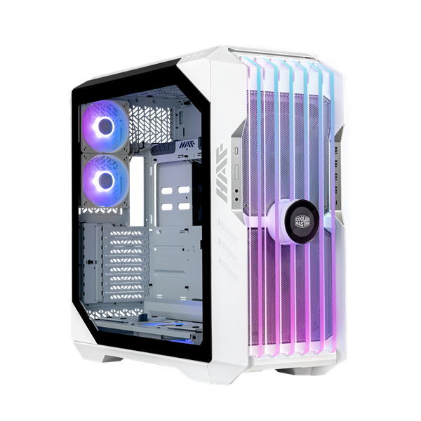 Cooler Master HAF 700 EVO fehér (táp nélküli) ablakos ARGB mATX