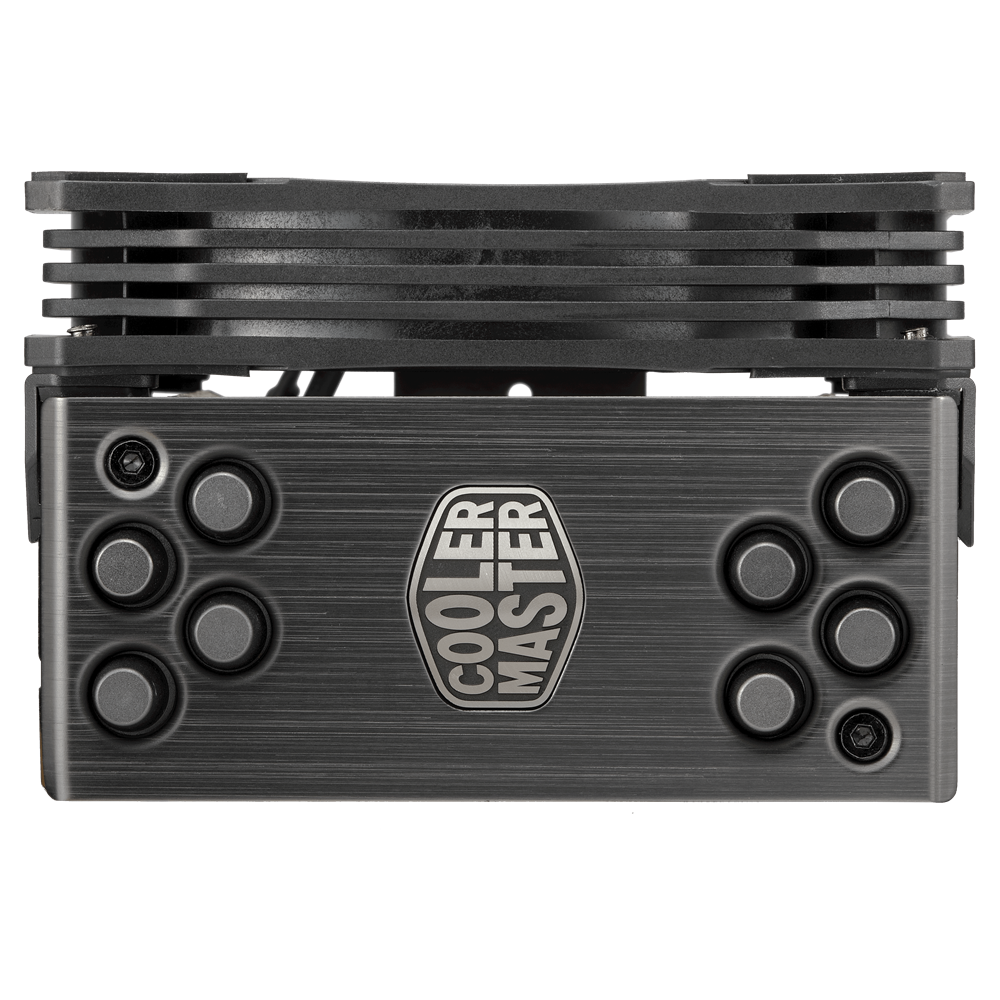 Cooler Master Hyper 212 RGB Black Edition 120x79,6x159mm 650-2000RPM (Intel, AMD) processzor hűtő