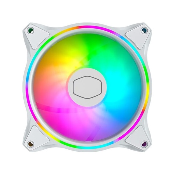 Cooler Master MFL-B2DW-21NP2-R2 MasterFan MF120 Halo2 fehér ház hűtőventilátor