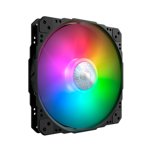 Cooler Master MFX-B3DN-08NP2-R1 SickleFlow 200 ARGB fekete ház hűtőventilátor