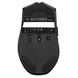 Cooler Master MM831 RGB 32000dpi fekete gamer egér