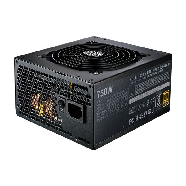 Cooler Master MPE-7501-AFAAG-3EU 750W 80+ Gold ventillátorral moduláris dobozos tápegység