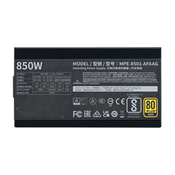 Cooler Master MPE-8501-AFAAG-3EU 850W 80+ Gold ventillátorral moduláris dobozos tápegység