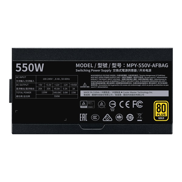 Cooler Master MPY-550V-AFBAG-EU táp