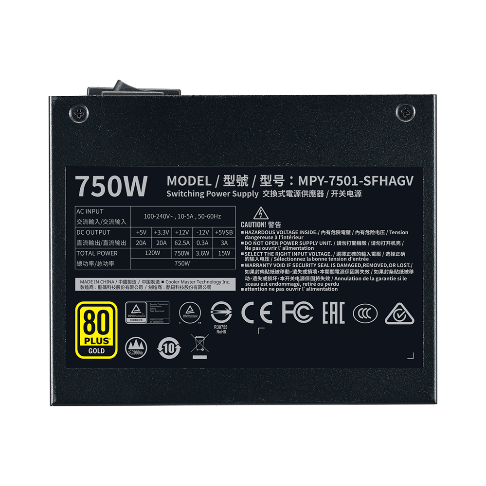 Cooler Master MPY-7501-SFHAGV-EU táp