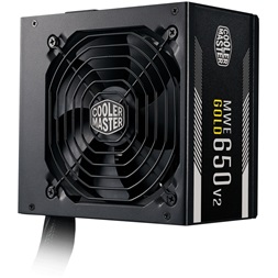 Cooler Master MWE 650W 80+ Gold - V2 12cm ventillátorral dobozos tápegység