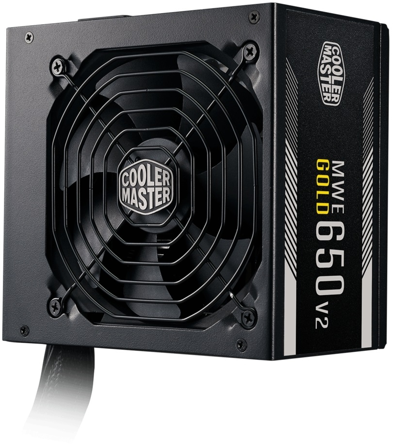 Cooler Master MWE 650W 80+ Gold - V2 12cm ventillátorral dobozos tápegység