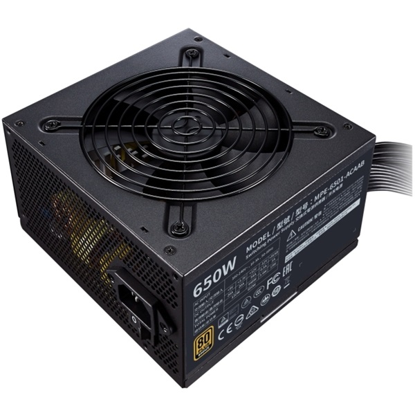 Cooler Master MWE 650W Bronze V2 12cm ventilátorral dobozos tápegység