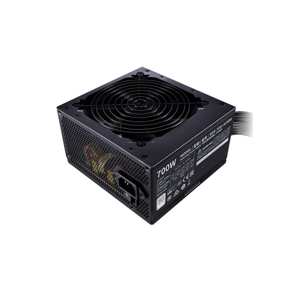 Cooler Master MWE 700 WHITE v2 700W PFC 12 cm ventilátorral dobozos tápegység