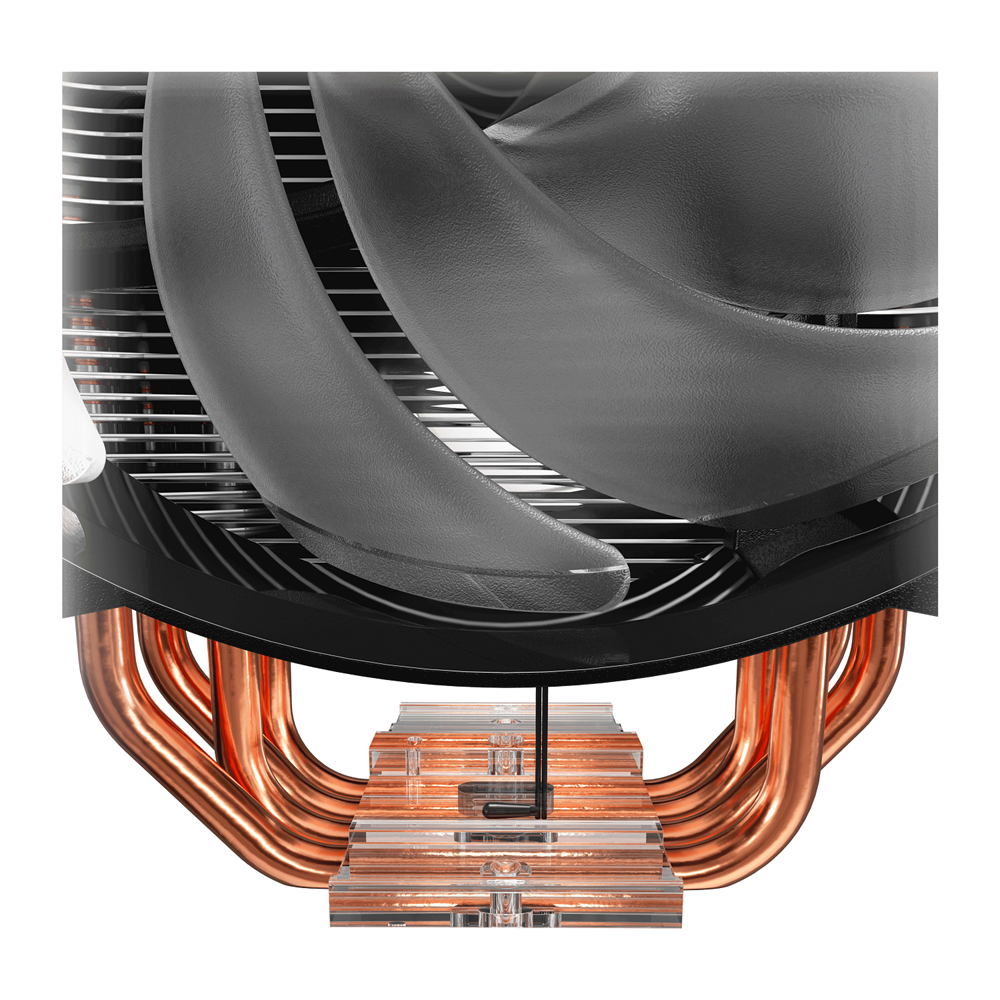 Cooler Master MasterAir MA410M 84x129x158 650-2000RPM (Intel, AMD) LED processzor hűtő