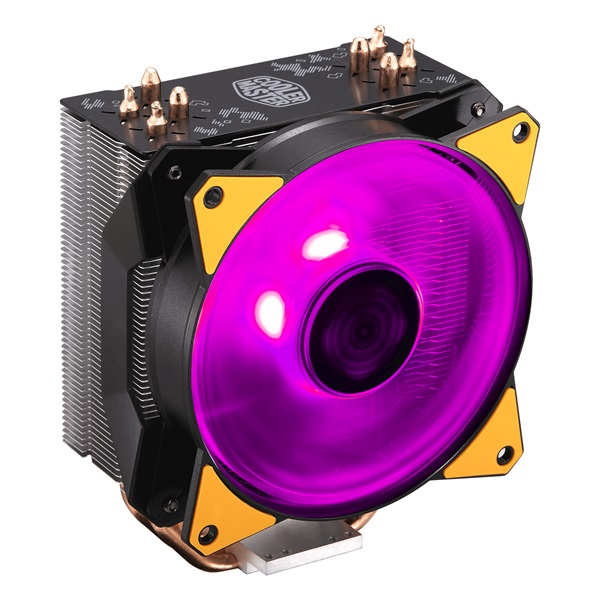Cooler Master MasterAir MA410P TUF Gaming 84x129x158 650-2000RPM (Intel, AMD) LED processzor hűtő