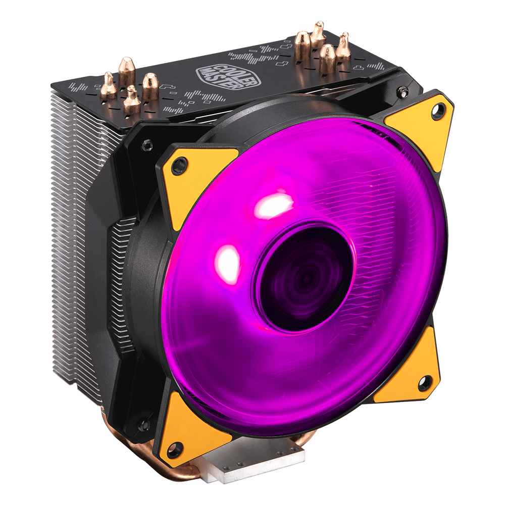 Cooler Master MasterAir MA410P TUF Gaming 84x129x158 650-2000RPM (Intel, AMD) LED processzor hűtő