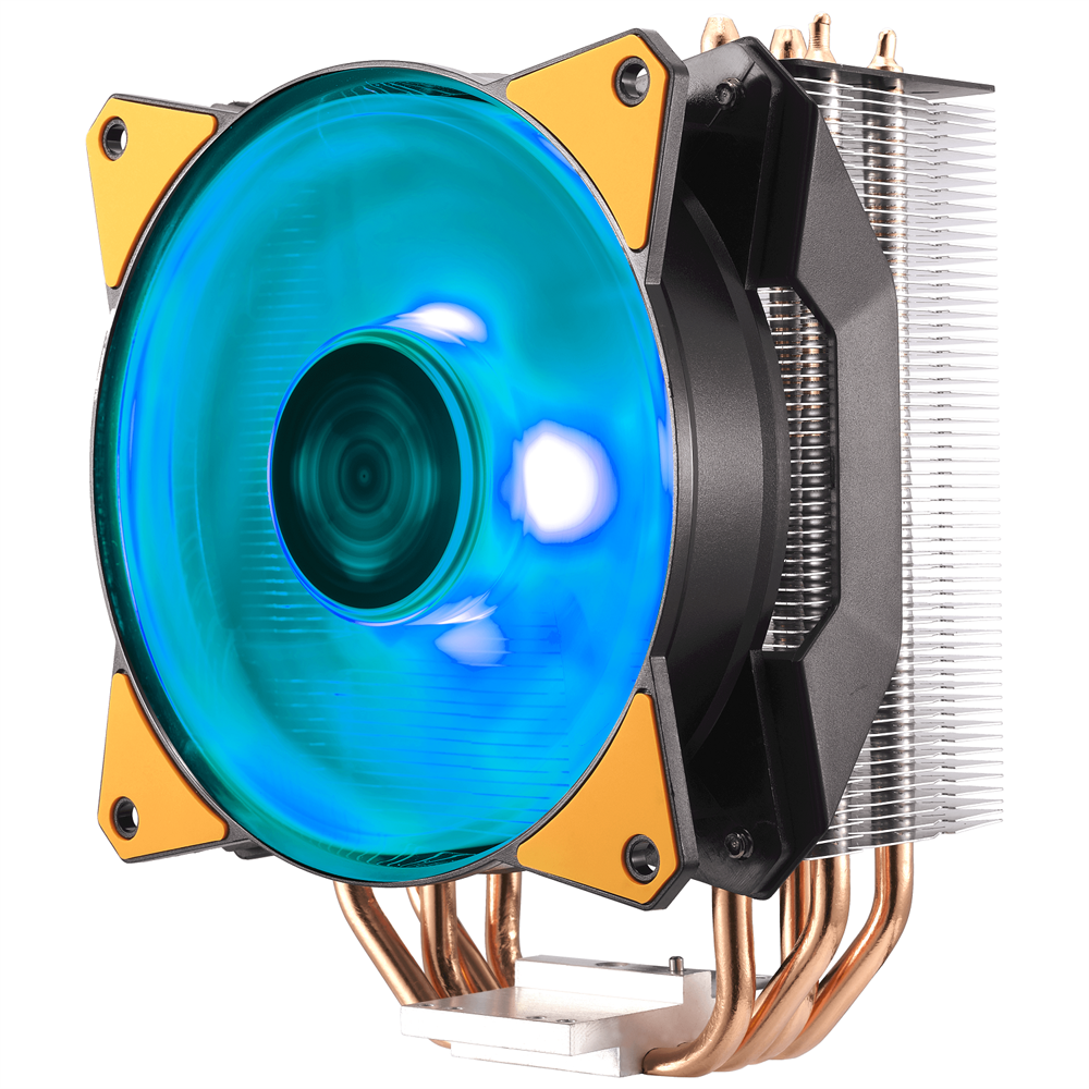 Cooler Master MasterAir MA410P TUF Gaming 84x129x158 650-2000RPM (Intel, AMD) LED processzor hűtő