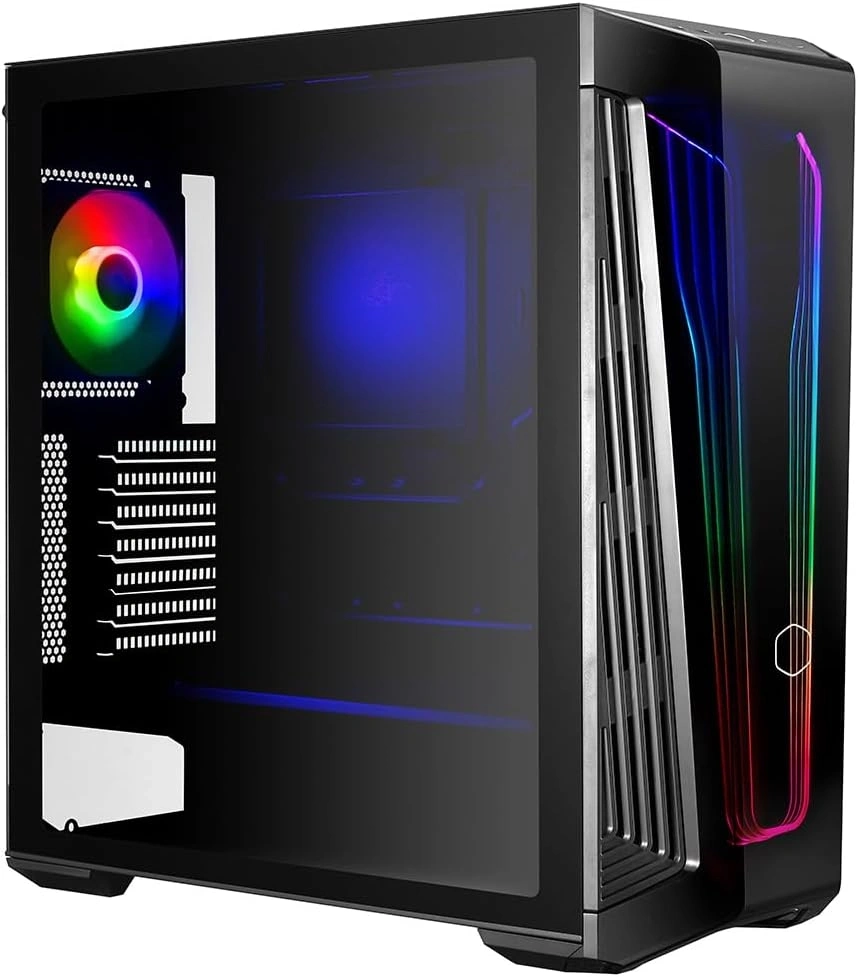 Cooler Master MasterBox 540 táp nélküli ablakos Mid Tower számítógépház fekete