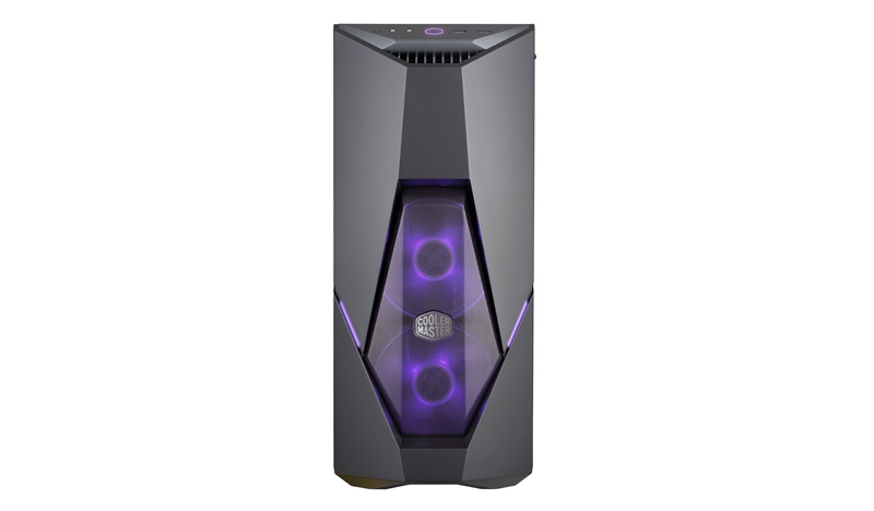 Cooler Master MasterBox K500D RGB fekete mATX ház
