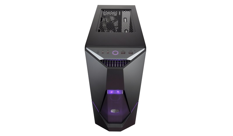 Cooler Master MasterBox K500D RGB fekete mATX ház