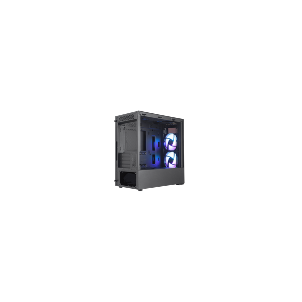 Cooler Master MasterBox MB320L ARGB fekete (táp nélküli) mini-ITX ház
