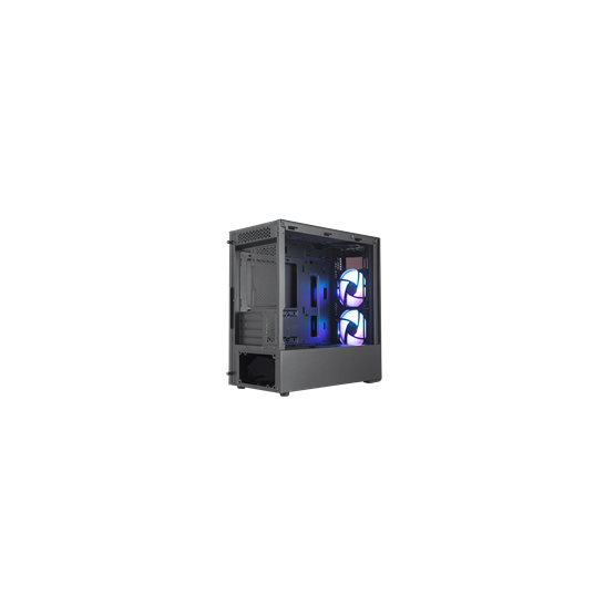 Cooler Master MasterBox MB320L ARGB fekete (táp nélküli) mini-ITX ház