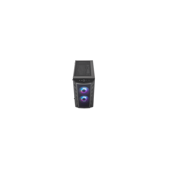 Cooler Master MasterBox MB320L ARGB fekete (táp nélküli) mini-ITX ház