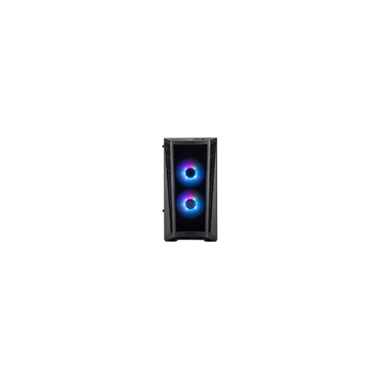 Cooler Master MasterBox MB320L ARGB fekete (táp nélküli) mini-ITX ház