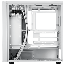 Cooler Master MasterBox MB600 fehér (táp nélküli) ablakos mATX ház