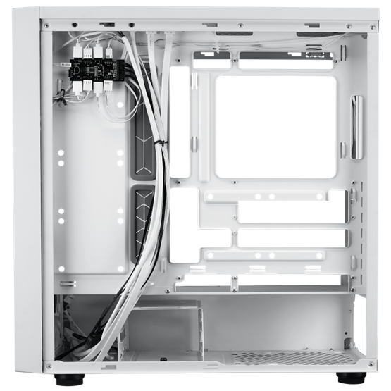 Cooler Master MasterBox MB600 fehér (táp nélküli) ablakos mATX ház
