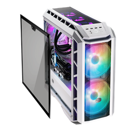 Cooler Master MasterCase H500P Mesh White ARGB fehér (táp nélküli) mATX ház