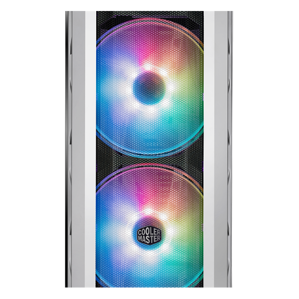 Cooler Master MasterCase H500P Mesh White ARGB fehér (táp nélküli) mATX ház