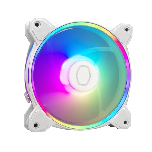 Cooler Master MasterFan MF120 Halo2 120mm fehér ventilátor