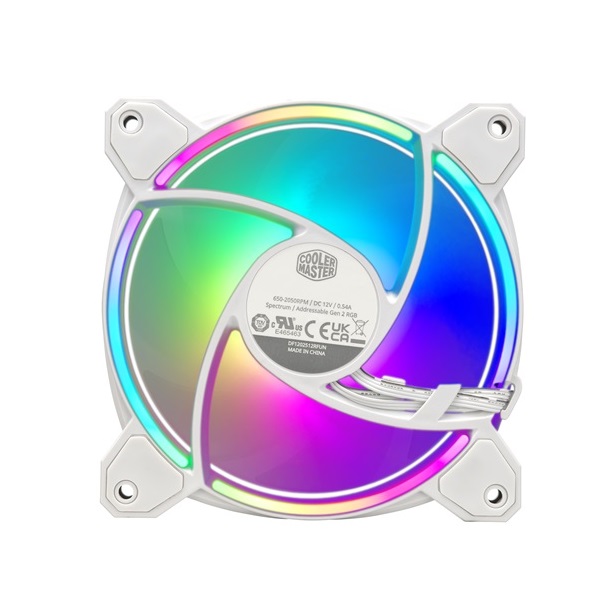 Cooler Master MasterFan MF120 Halo2 120mm fehér ventilátor