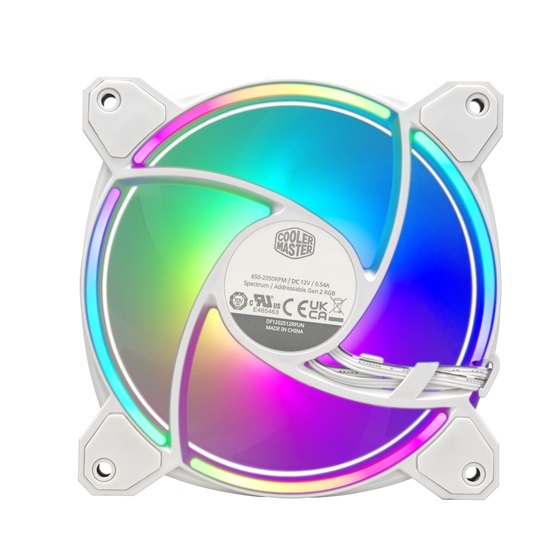 Cooler Master MasterFan MF120 Halo2 120mm fehér ventilátor