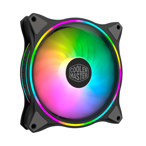 Cooler Master MasterFan MF140 Halo RGB 140mm fekete ház hűtőventilátor