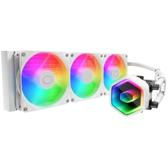 Cooler Master MasterLiquid 360 Core II fehér vízhűtéses processzor hűtő