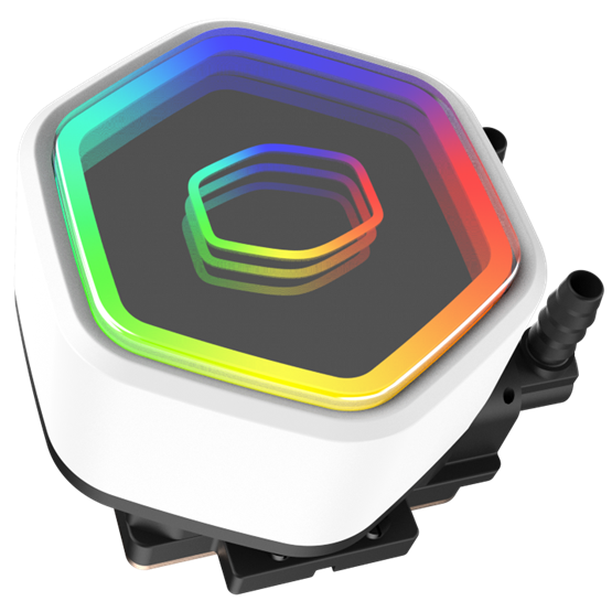 Cooler Master MasterLiquid 360 Core II fehér vízhűtéses processzor hűtő