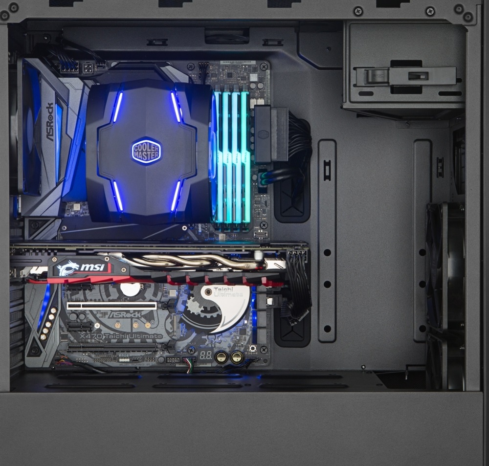 Cooler Master Midi Silencio S600 (Táp nélküli) ablakos fekete ATX ház