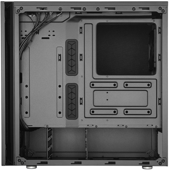 Cooler Master Midi Silencio S600 (Táp nélküli) ablakos fekete ATX ház