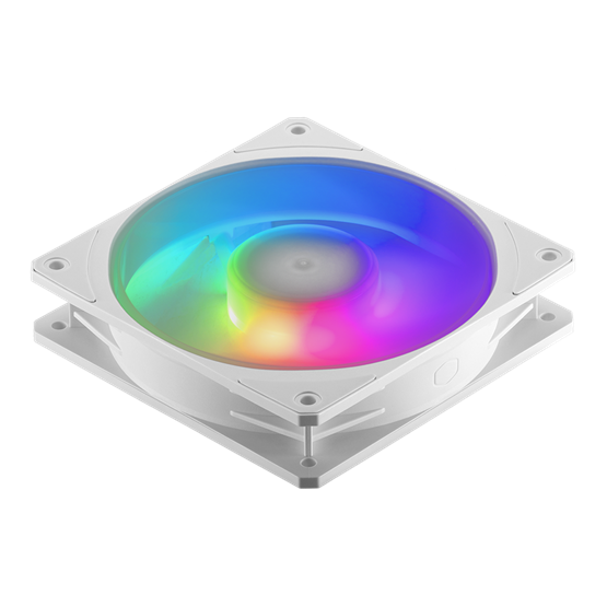 Cooler Master Mobius 120P 3x120mm ARGB fehér ventilátor